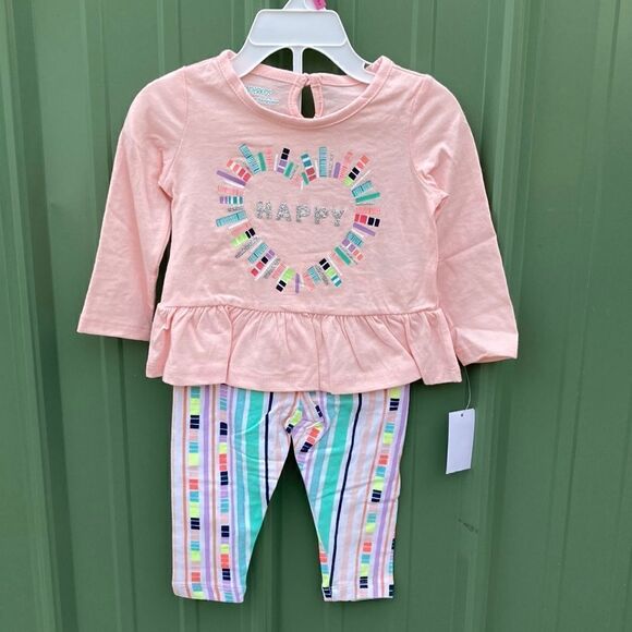 BABY Girls Cotton Shirts Pants & Dress Bundle 6-Piece Bundle Size 12M - Picture 2 of 10